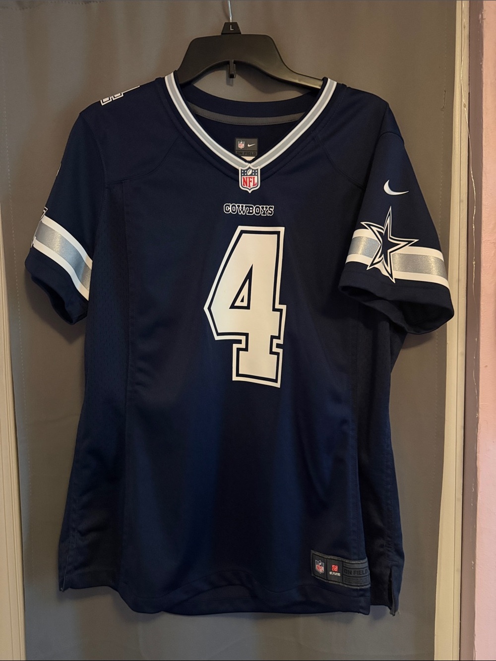 Nike Kids Navy Dallas Cowboys #4 Football Jersey